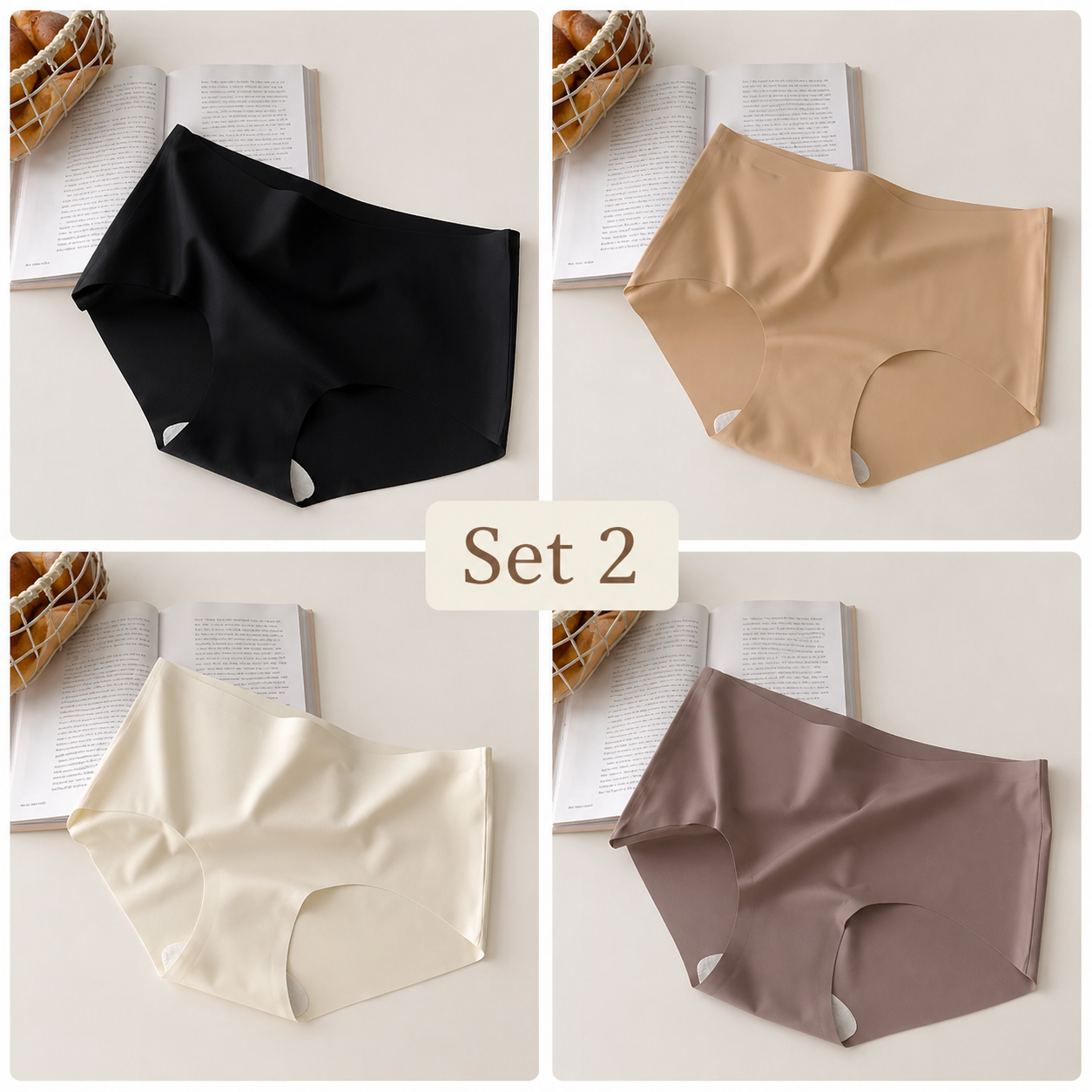 4 Pack Smooth-Fit Seamless Panty