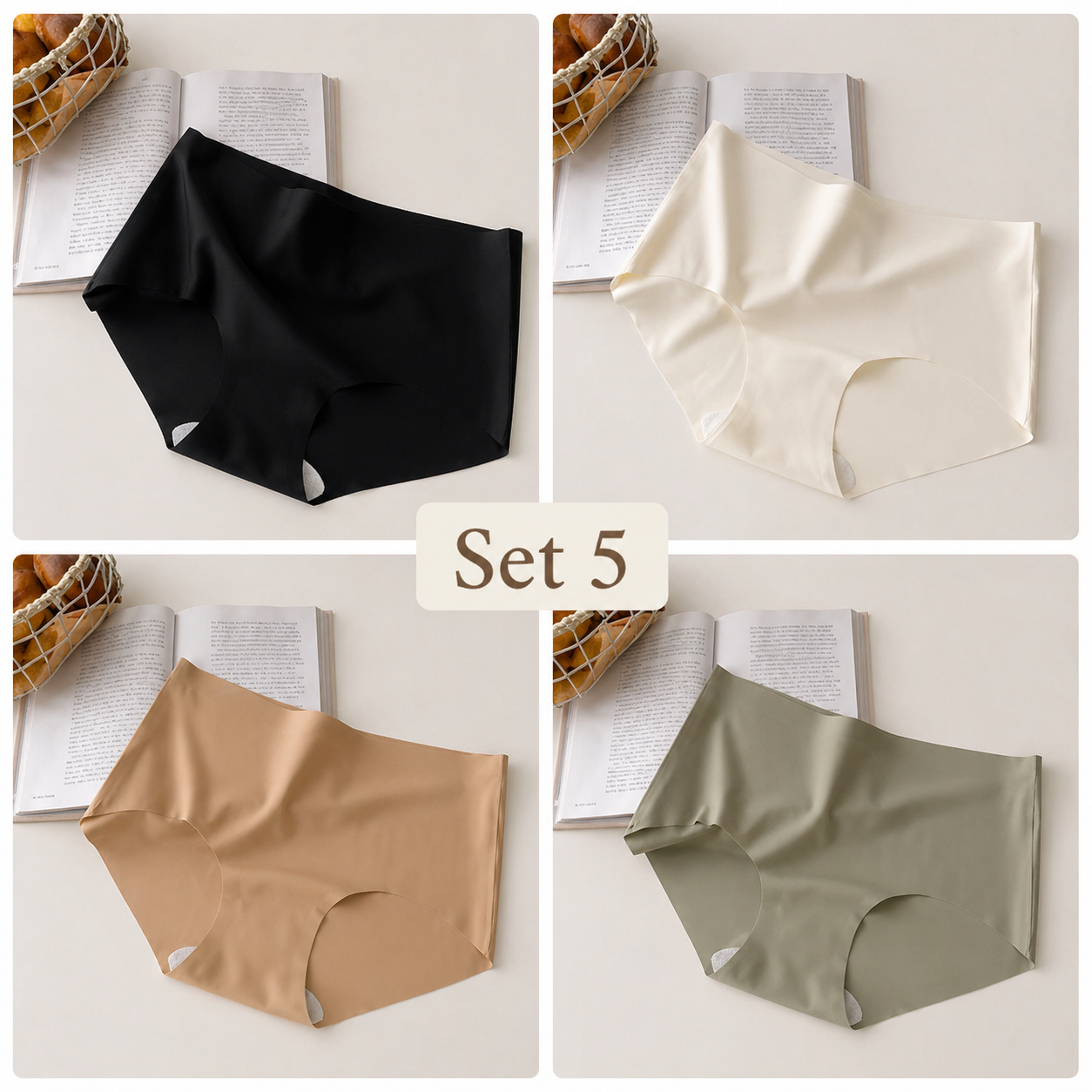 4 Pack Smooth-Fit Seamless Panty