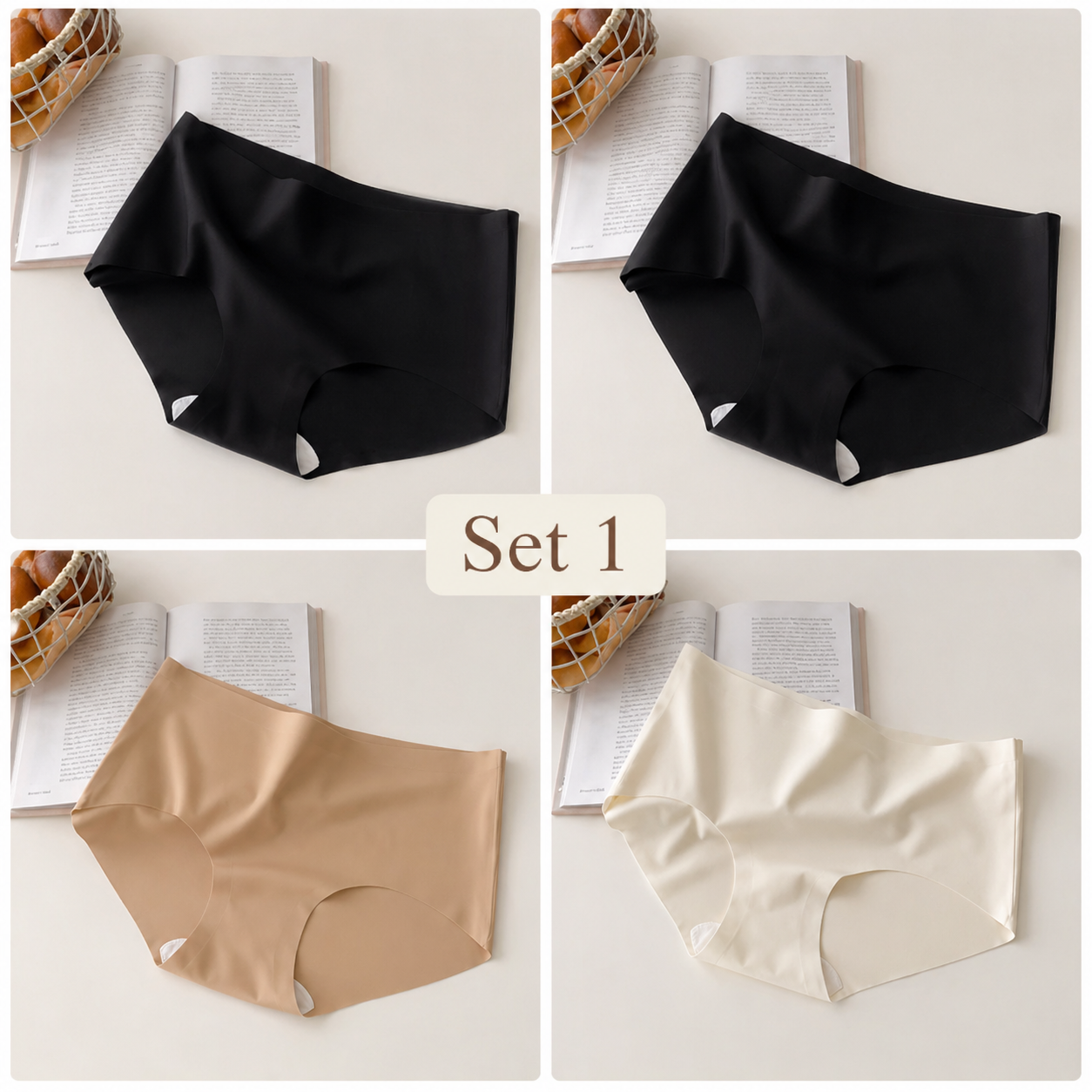 4 Pack Smooth-Fit Seamless Panty