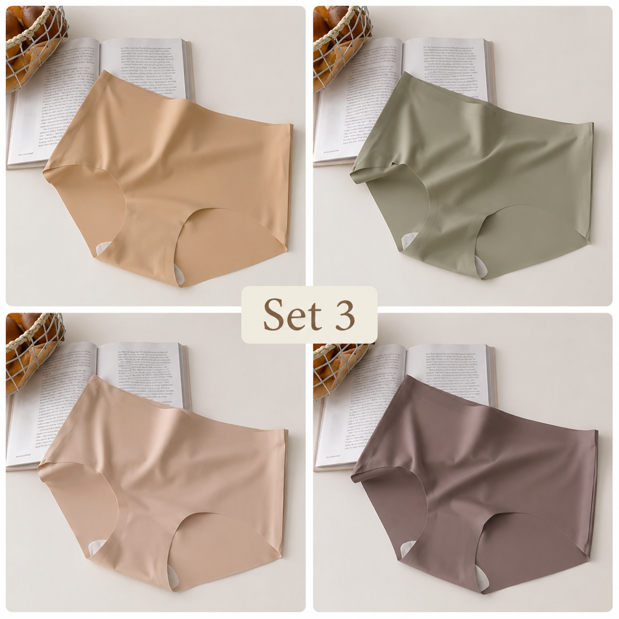 4 Pack Smooth-Fit Seamless Panty